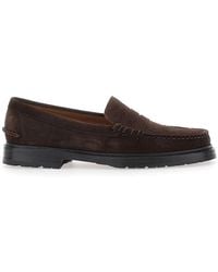 Sebago - 'Dawson' Loafers With Rounded-Toe And Low Heel - Lyst