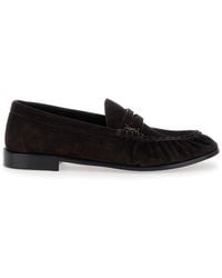 Saint Laurent - Loafers With Cassandre Detail - Lyst
