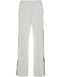 Gucci - Joggers Pants With Logo Embroidery And Web Detail - Lyst