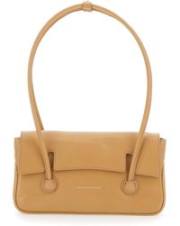 Marge Sherwood - Shoulder Bag With Two Top Handles And Logo Letteri - Lyst