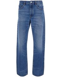 FRAME - Straight Jeans With Belt Loops - Lyst