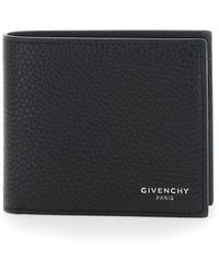 Givenchy - Bi-Fold Wallet With Logo Lettering On The Front - Lyst