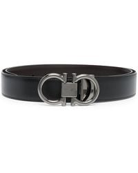 Ferragamo - Sleek Leather Belt - Lyst