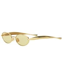 Bottega Veneta - Sunglasses With Sculptural Temples - Lyst