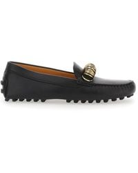 Tod's - Mocassini Con Dettaglio Con Anelli Sul Fronte E Suola - Lyst
