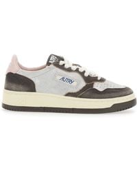 Autry - 'Medalist Ls' Sneakers With Logo Patch On The Tongue And V - Lyst
