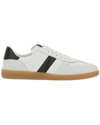 Tom Ford - 'Archer' Low Top Sneakers With Logo Lettering On Tongue And Heel And Contrasting Heel - Lyst