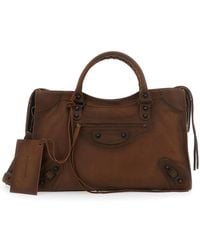 Balenciaga - 'Le City Medium' Handbag With Adjustable And Removable Strap - Lyst