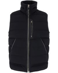 Tom Ford - Sleeveless Down Jacket With Zip Closure - Lyst