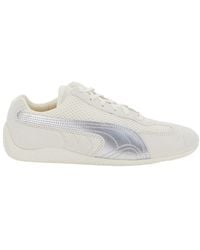 PUMA - Low Top Sneakers With Logo Patch - Lyst