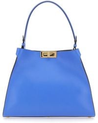 Fendi - Borsa A Mano Way' Con Manico Removibile E Chiusura A Gire - Lyst