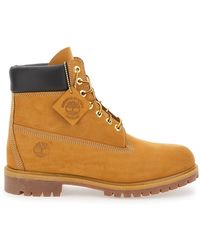Timberland - Anfibi Impermeabili Con Logo - Lyst