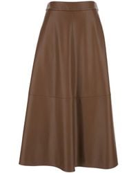 Max Mara - 'S Maxmara 'Ninfa' Skirt With Flared Design And Back Closure - Lyst