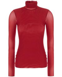 Le Plain - High Neck Top With Long Sleeves - Lyst