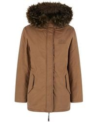 MC2 Saint Barth - Tech Fabric Zip-Up Jacket With Classic Collar And Long Sleeves - Lyst