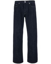 sunflower - Dark Five-Pocket Jeans With Logo Patch On The Back - Lyst