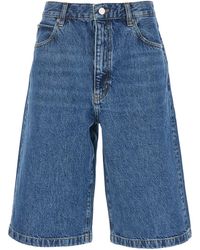 FRAME - 'The Boy Short' Shorts With Belt Loops - Lyst