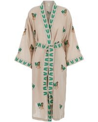 Nimo With Love - Cardigan With All-Over Applied Embroidery And Wai - Lyst