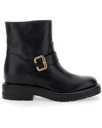 Chloé - 'Coddington' Ankle Boots With Paddington Buckle - Lyst