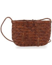 Dragon Diffusion - Minsu Bag Mini Basket Bag With Handles And Leat - Lyst