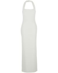 Solace London - 'Ilona' Long Dress With Square Neckline - Lyst