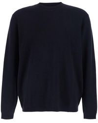 Low Brand - Long-Sleeve Crewneck Sweater - Lyst