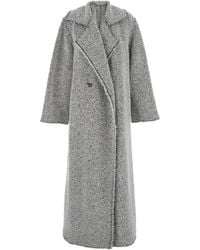 Alberta Ferretti - Cappotto Doppiopetto Con Revers Ampi - Lyst