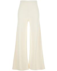 Max Mara Pure - 'Strillo' High-Waisted Wide-Leg Pants - Lyst