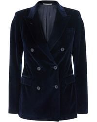 Tagliatore - 'Parigi' Double.Breasted Jacket With Peak Revers - Lyst