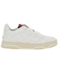 Gucci - Sneaker Low Top 'Re-Web' Con Motivo Gg All-Over - Lyst