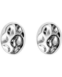 FEDERICA TOSI - 'Rock' -Colored Earrings With Oval Design And Back - Lyst