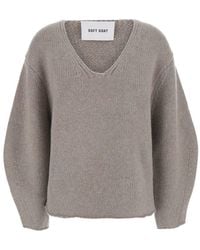 Soft Goat - Pullover Puff Sleeves V Neck With Puff Sleeves And V-Neck In - Lyst