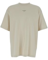 Drole de Monsieur - 'Slogan Classique' Classic T-Shirt With Logo P - Lyst