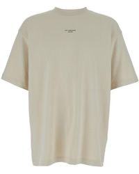 Drole de Monsieur - 'Slogan Classique' Classic T-Shirt With Logo P - Lyst