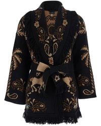 Alanui - Scarf Cardigan Island Roots Technical Fabric Tops - Lyst