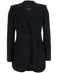 Dolce & Gabbana - Blazer Striped Wool Blazers - Lyst