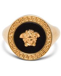 versace black ring