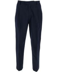 Low Brand - Cotton Pants With Details - Lyst