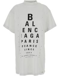 Balenciaga - Optical Cotton T-Shirt - Lyst