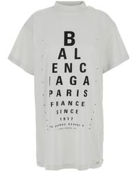 Balenciaga - Optical Cotton T-Shirt - Lyst