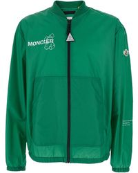 Moncler Genius - 'Ostria' Bomber Jacket With Maxi Print On The Rea - Lyst