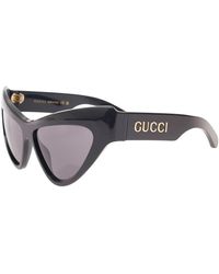 Gucci - 'Gg1294S' Cat-Eye Sunglasses With Logo Lettering - Lyst