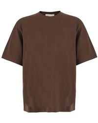 Ami Paris - Tshirt With Embossed Ami De Coeur Logo And Short Sleeves In - Lyst
