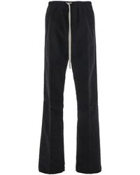 Rick Owens - 'Dietrich' Pants With Elastic Waist And Wide Leg - Lyst