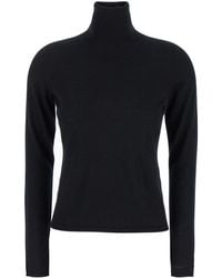 Max Mara - Solid Turtle Neck Sweater - Lyst