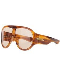 Bottega Veneta - Sunglasses 'Recycled Acete Geometrical' With Geom - Lyst