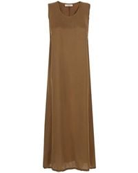 Jucca - Long 'Viscosa' Dress With Sleeveless Viscose - Lyst