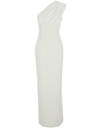 Solace London - Long Dress Gracie One-Shoulder - Lyst