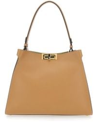 Fendi - Way Tote Bag With Removable Handle And Turn Lock - Lyst