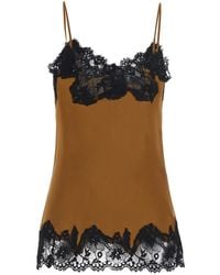 Gold Hawk - V-Neck Top With Spaghetti Straps - Lyst